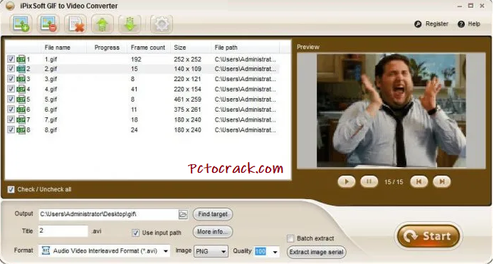 IPixSoft GIF To Video Converter Registration Key